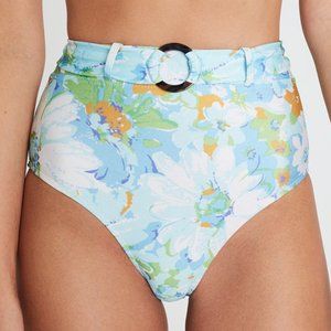 Faithfull the Brand Bikini Bottom | Blue Floral